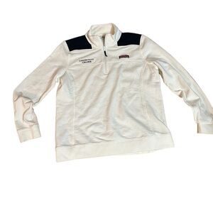Vineyard Vines Connecticut College quarter zip , heavier sweatshirt style
